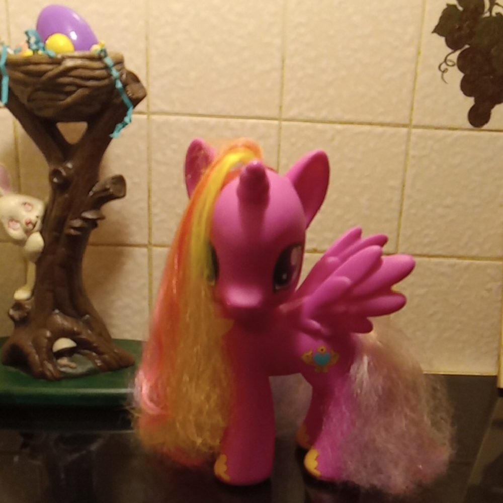 My Little Pony pink almost 8 inches.
